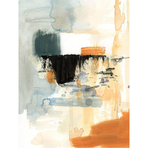 Seria IV Black Modern Wood Framed Art Print by Barnes, Victoria