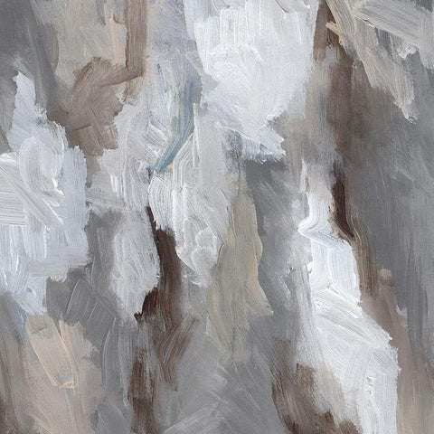 Cloudy Shapes I White Modern Wood Framed Art Print with Double Matting by Parker, Jennifer Paxton