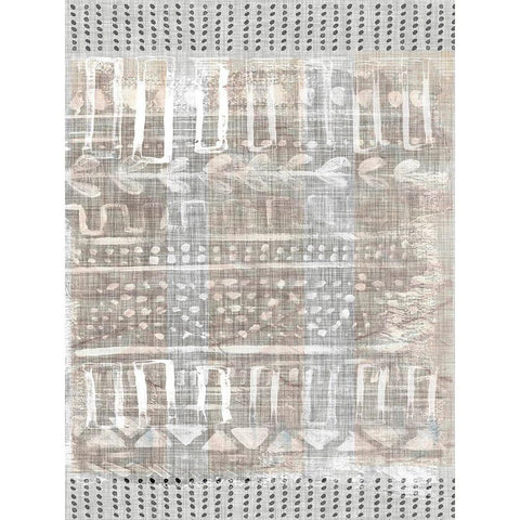 Traders Tapestry IV Black Modern Wood Framed Art Print by Parker, Jennifer Paxton