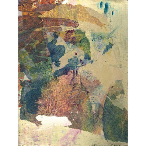 Monets Landscape II Gold Ornate Wood Framed Art Print with Double Matting by Combs, Joyce