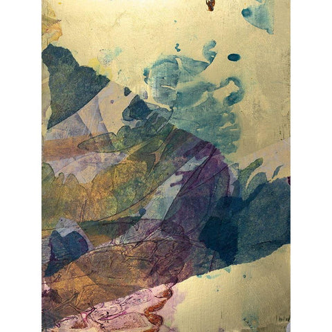 Monets Landscape VI White Modern Wood Framed Art Print by Combs, Joyce