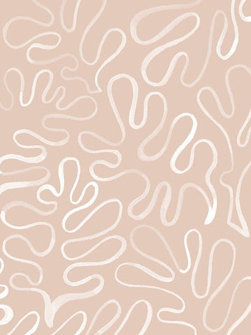 Matisse Pieces III White Modern Wood Framed Art Print with Double Matting by Popp, Grace