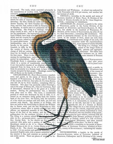 Blue Heron 3 Black Ornate Wood Framed Art Print with Double Matting by Fab Funky