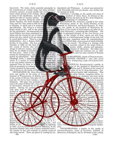 Penguin on Bicycle White Modern Wood Framed Art Print with Double Matting by Fab Funky