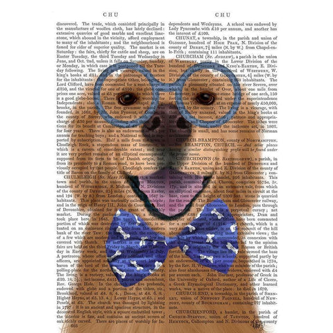 Golden Retriever, Glasses and Bow Tie Black Modern Wood Framed Art Print by Fab Funky