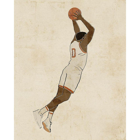 Sportsman II Black Modern Wood Framed Art Print by Barnes, Victoria