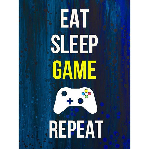 Gamer at Play V Black Modern Wood Framed Art Print by Warren, Annie