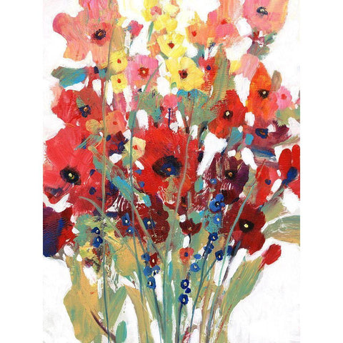 Daylight Bloom II Black Modern Wood Framed Art Print with Double Matting by OToole, Tim