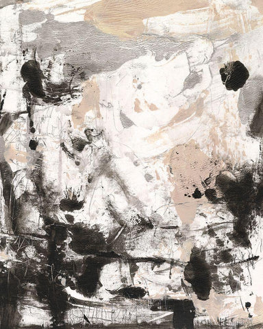Disarray I White Modern Wood Framed Art Print with Double Matting by OToole, Tim