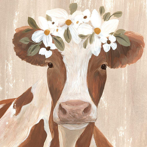 Sweet Caroline II Black Modern Wood Framed Art Print with Double Matting by Warren, Annie