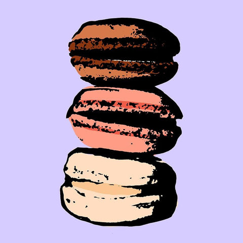 Sweet Shop I Black Modern Wood Framed Art Print with Double Matting by Warren, Annie