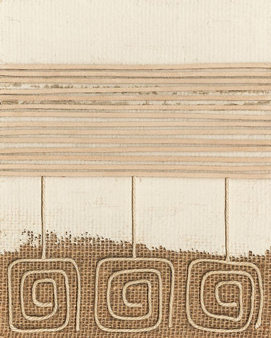 Tribal Sign II Black Modern Wood Framed Art Print by Saunders, Alonzo