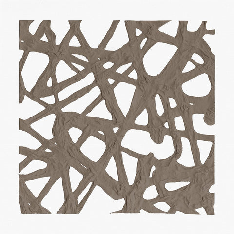 Casting the Net III White Modern Wood Framed Art Print with Double Matting by Saunders, Alonzo