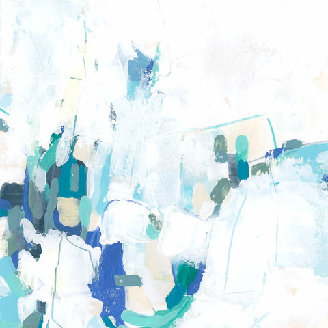 Ice Loop I Black Modern Wood Framed Art Print by Popp, Grace