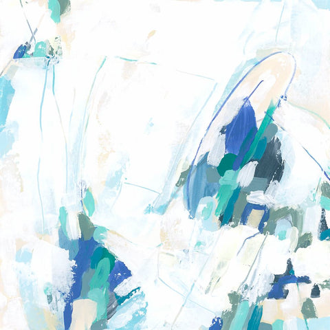 Ice Loop II Black Ornate Wood Framed Art Print with Double Matting by Popp, Grace