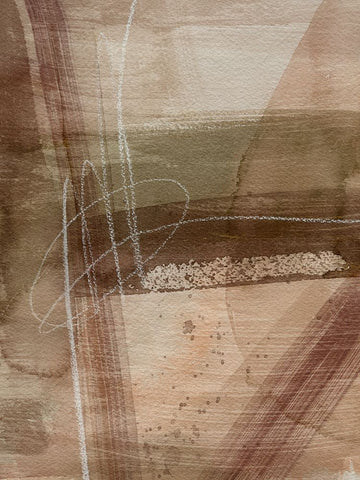 Peach on Earth I Black Ornate Wood Framed Art Print with Double Matting by Popp, Grace