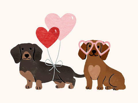 Little Legs Big Heart VII White Modern Wood Framed Art Print with Double Matting by Barnes, Victoria