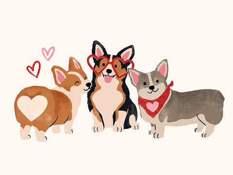 Little Legs Big Heart VIII Black Ornate Wood Framed Art Print with Double Matting by Barnes, Victoria