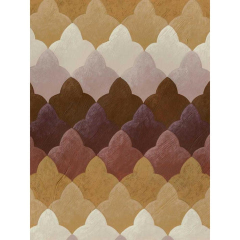 Plum Orchard I Black Modern Wood Framed Art Print with Double Matting by Zarris, Chariklia