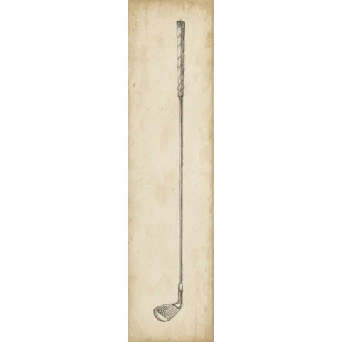 Vintage Golf Clubs II White Modern Wood Framed Art Print by Harper, Ethan