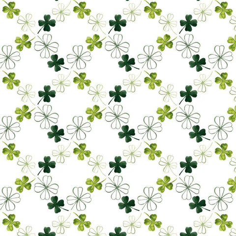 Leprechauns Rainbow Collection H White Modern Wood Framed Art Print with Double Matting by Popp, Grace