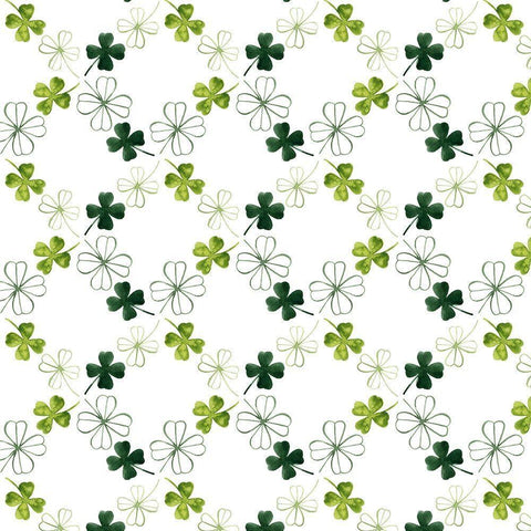 Leprechauns Rainbow Collection H White Modern Wood Framed Art Print by Popp, Grace