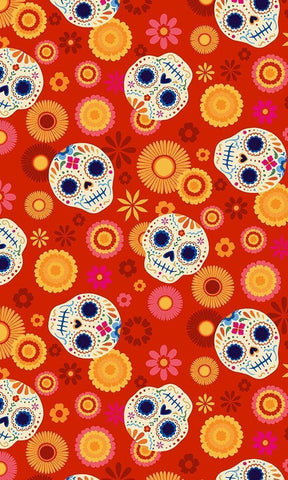 Calaveras Collection E White Modern Wood Framed Art Print with Double Matting by Barnes, Victoria