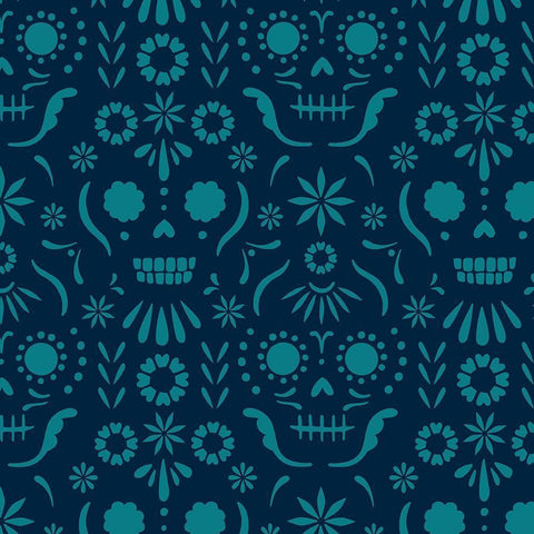 Calaveras Collection G White Modern Wood Framed Art Print with Double Matting by Barnes, Victoria