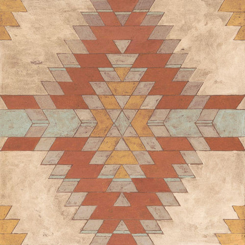 Southwest Inspiration IV Black Modern Wood Framed Art Print with Double Matting by Meagher, Megan