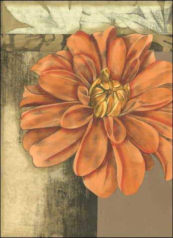 Small Ethereal Bloom II Black Ornate Wood Framed Art Print with Double Matting by Goldberger, Jennifer