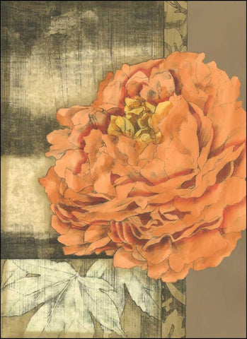 Small Ethereal Bloom III Black Ornate Wood Framed Art Print with Double Matting by Goldberger, Jennifer