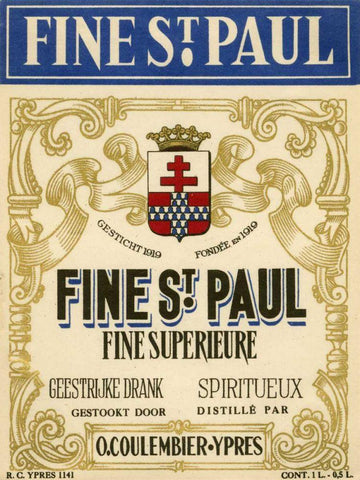 Fine St. Paul Black Ornate Wood Framed Art Print with Double Matting by Unknown