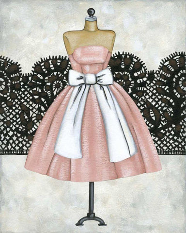 Vintage Style I White Modern Wood Framed Art Print with Double Matting by Zarris, Chariklia