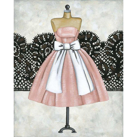 Vintage Style I Black Modern Wood Framed Art Print with Double Matting by Zarris, Chariklia