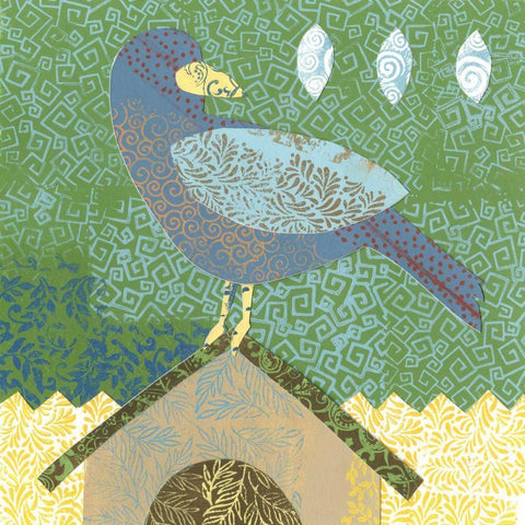 Flight Patterns III Gold Ornate Wood Framed Art Print with Double Matting by Meagher, Megan