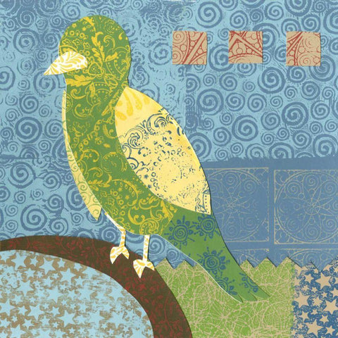 Flight Patterns IV Black Ornate Wood Framed Art Print with Double Matting by Meagher, Megan