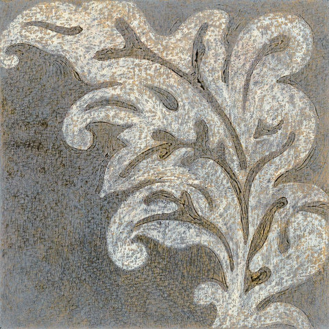 Rococo I White Modern Wood Framed Art Print by Wyatt Jr., Norman