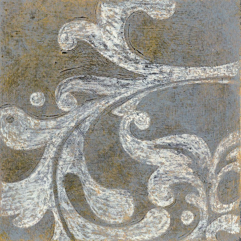 Rococo II Black Modern Wood Framed Art Print by Wyatt Jr., Norman