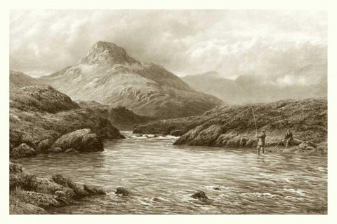 A Tight Line White Modern Wood Framed Art Print with Double Matting by Adams, Douglas