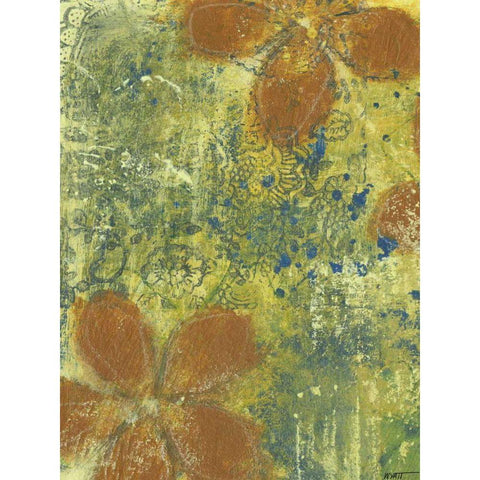 Euphoria I Gold Ornate Wood Framed Art Print with Double Matting by Wyatt Jr., Norman
