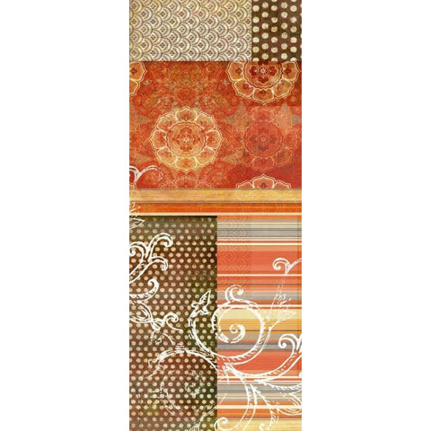 Bohemian Echo III Gold Ornate Wood Framed Art Print with Double Matting by Higby, Jason