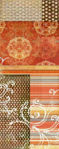 Bohemian Echo III White Modern Wood Framed Art Print with Double Matting by Higby, Jason