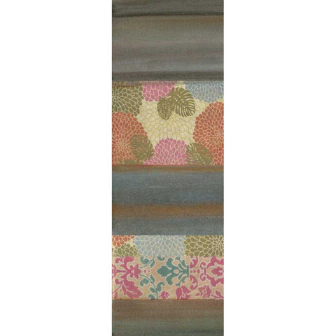 Pretty in Pink III Black Modern Wood Framed Art Print with Double Matting by Green-Aldridge, W.