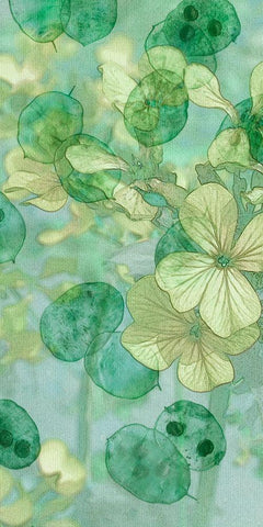 Mint Progeny I Black Ornate Wood Framed Art Print with Double Matting by Chandler, Sharon