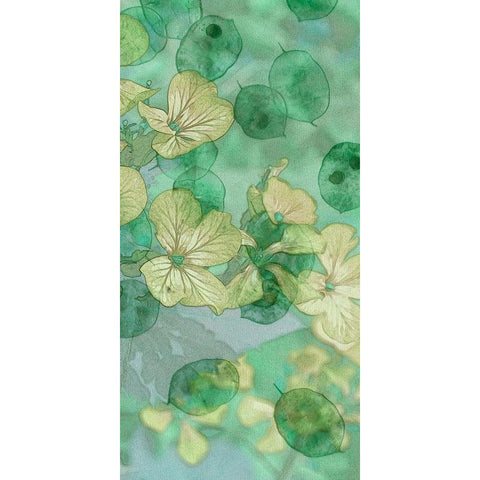 Mint Progeny II Gold Ornate Wood Framed Art Print with Double Matting by Chandler, Sharon