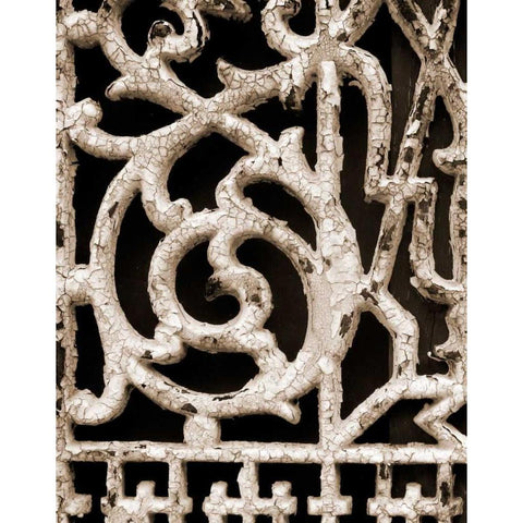 Ornament I Gold Ornate Wood Framed Art Print with Double Matting by Christensen, Jim