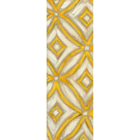 2-Up Earthen Patterns II Black Modern Wood Framed Art Print with Double Matting by Deans, Karen