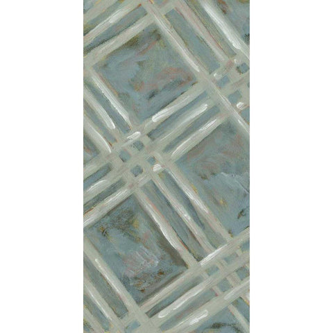 Primary Pattern I White Modern Wood Framed Art Print by Deans, Karen