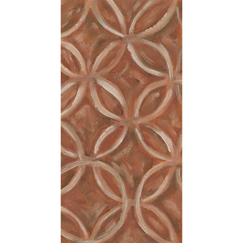 Primary Pattern IV Gold Ornate Wood Framed Art Print with Double Matting by Deans, Karen