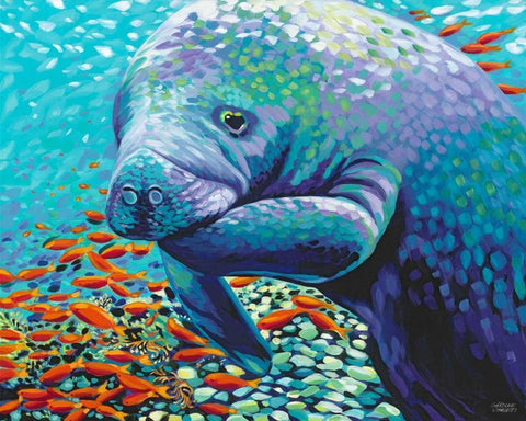 Sea Sweetheart II Black Ornate Wood Framed Art Print with Double Matting by Vitaletti, Carolee